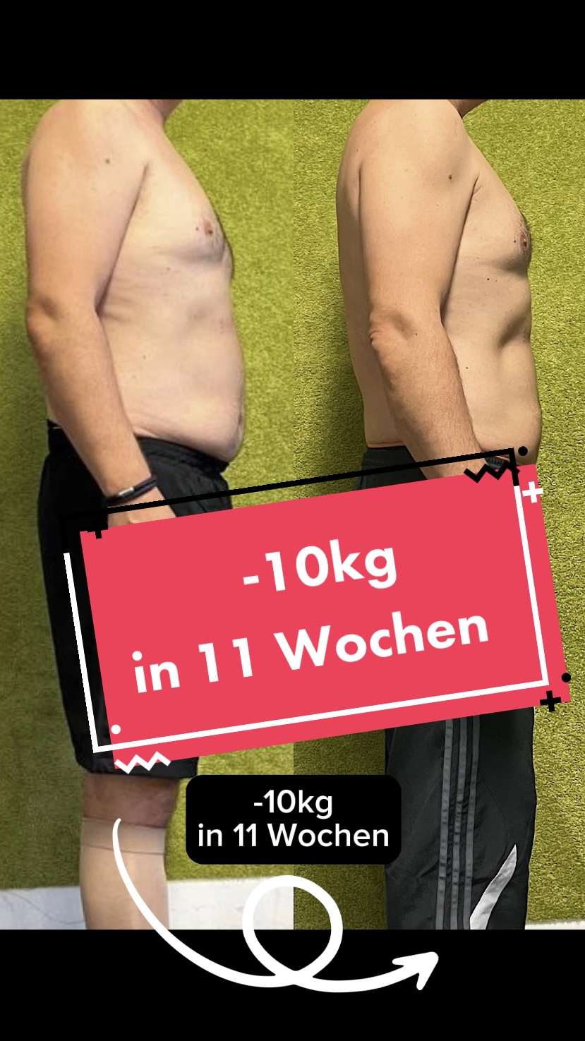 Transformation: -11 kg in 10 Wochen