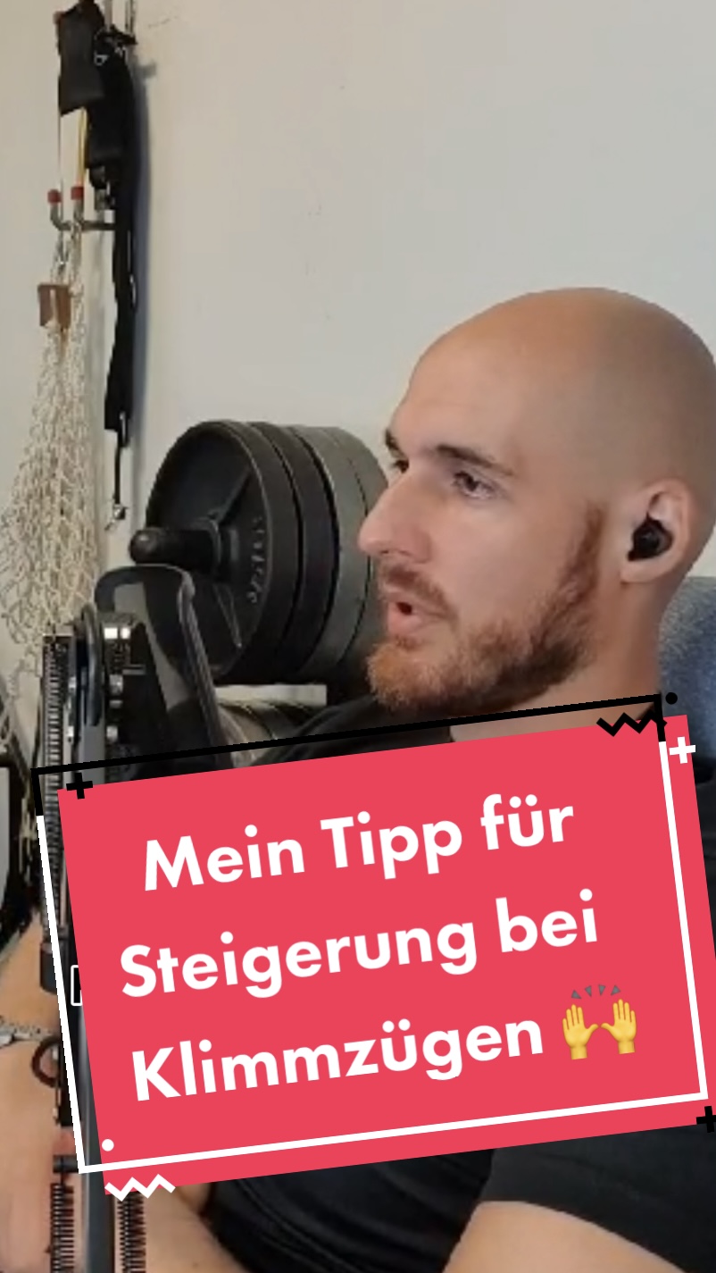 Mein Tipp für Steigerung bei Klimmzügen