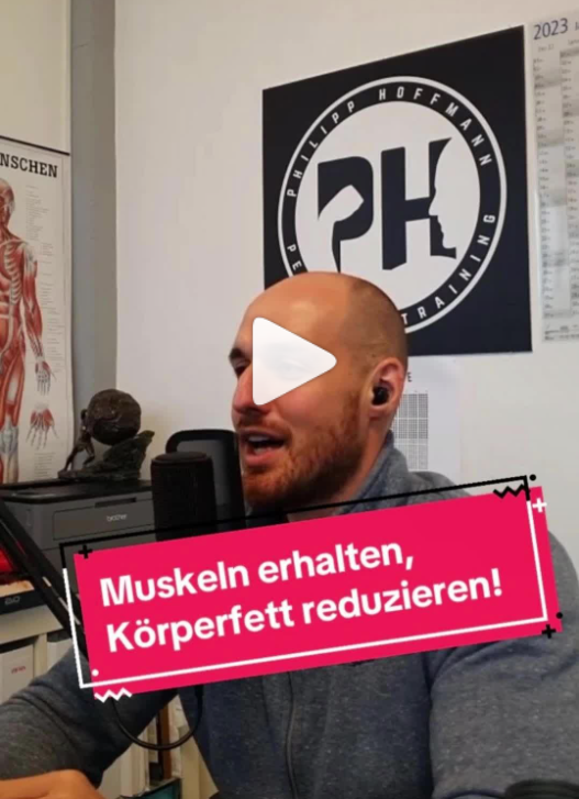 Muskeln erhalten, Körperfett reduzieren!