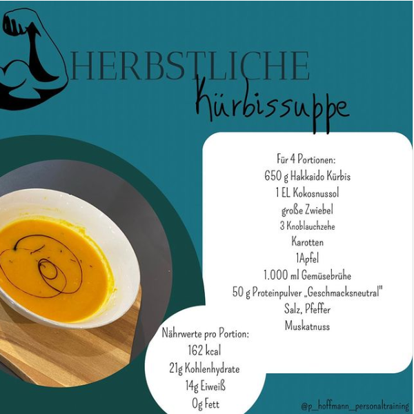Herbstliche Kürbissuppe