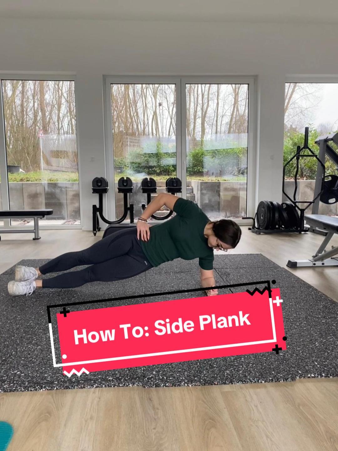 Die Einfachste Übung für Starke Seitenmuskulatur: Sideplank