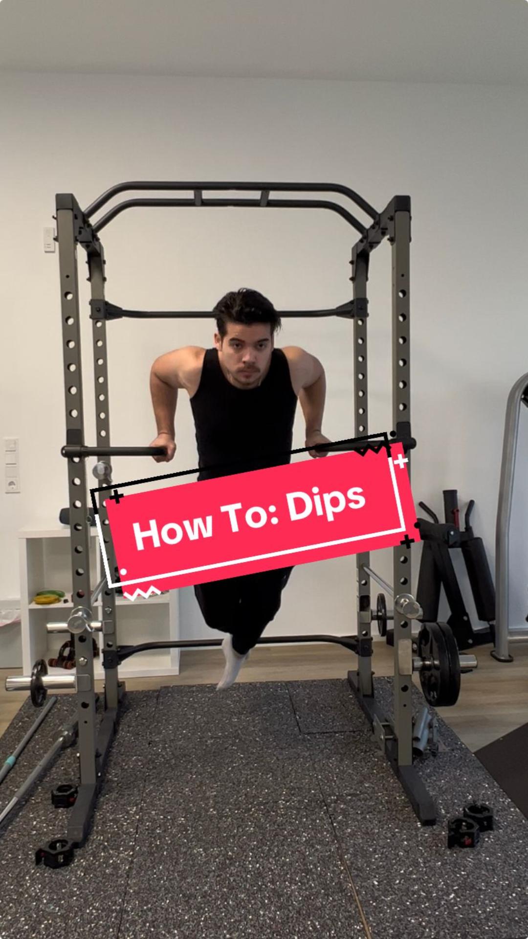 Dips: Die Power-Übung für Arme, Brust und Schultern!